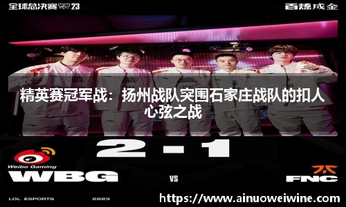 精英赛冠军战：扬州战队突围石家庄战队的扣人心弦之战