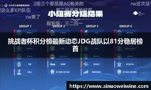 挑战者杯积分榜最新动态JDG战队以81分稳居榜首
